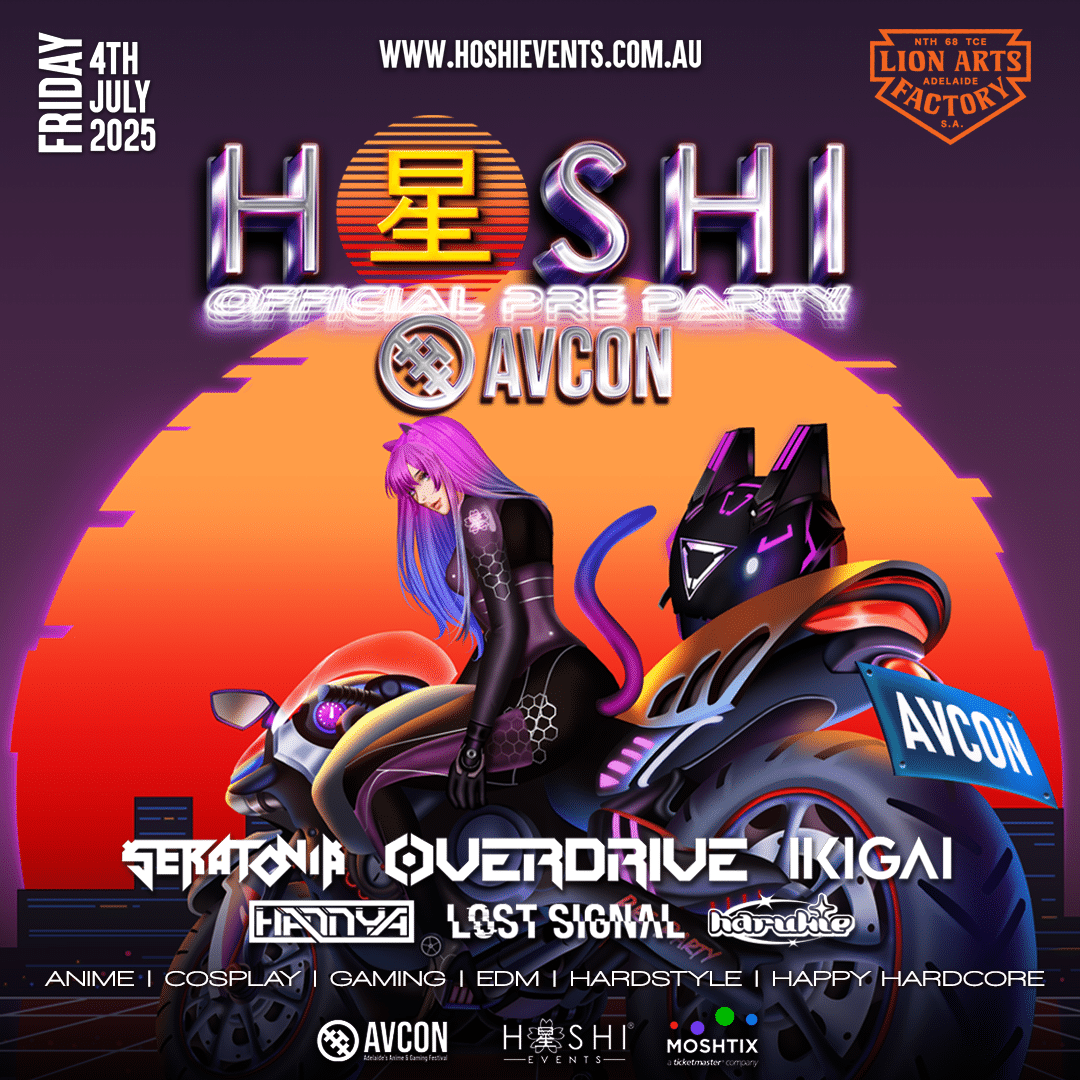 Hoshi Official pre party avcon2025